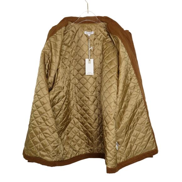 Good American Chore Dropped Shoulder Utility Jacket in Camel Brown Size 1X NWT - Picture 5 of 9